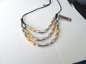 J.JILL BEADED BIB NECKLACE 22-32" - Picture 1 of 2