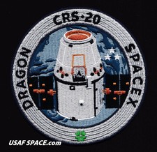 CRS-20 - SPACEX - ORIGINAL - FALCON-9 DRAGON F-9 ISS NASA RESUPPLY Mission PATCH