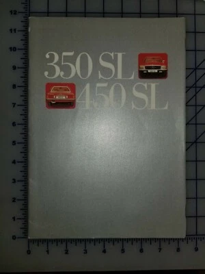 Mercedes-Benz 350SL 450SL 1973 folleto original alemán  Foto 1 de 4