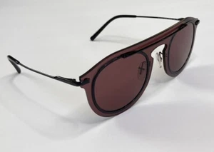 Gafas de sol Dolce & Gabbana para mujer marco redondo púrpura con alambre negro auténticas - Imagen 1 de 6