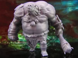 Grande Orco Mauler Monster con Club Modellino in Miniatura Personaggio - Foto 1 di 6
