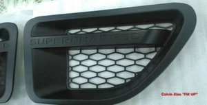 MIT ALL BLACK SIDE VENT GRILLE FOR RANGE ROVER L320 SPORT MODEL 2006-2009 - Foto 1 di 4