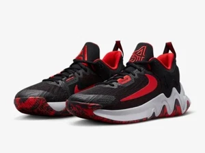 Nike Giannis 34 IMMORTALITY 2 Basketball Shoes Bred Black Red Mens Size US 8 ✅ - Picture 1 of 11