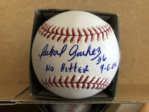 Anibal Sanchez No Hitter Inscrip Washington Nationals Autographed Baseball OML - Picture 1 of 2