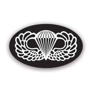 Oval Army Airborne Basic Parachutist Sticker Decal - Weatherproof - parachute - Bild 1 von 4