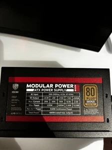 Alimentation Kolink 600W modulaire 80+ bronze - Photo 1/5