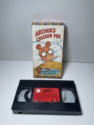 Arthur: Arthur’s Chicken Pox & True Francine (VHS 1998) Marc Brown Animated PBS - Image 1 of 3