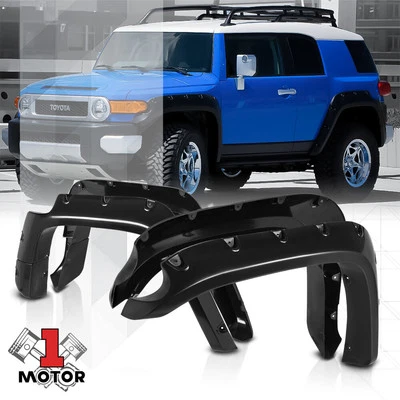 Cubierta de rueda brillante de bolsillo con perno/remache para guardabarros para Toyota FJ Cruiser 07-14 Foto 1 de 4