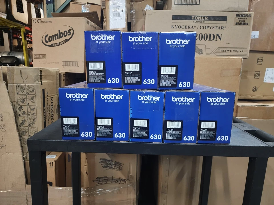 Lote de 8 cartuchos de tóner originales Brother TN630 ¡¡Envío gratuito!!! Foto 1 de 1