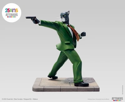 ¡Figura de resina de John Blacksad preparada para disparar! - Hecho en Franci... - Imagen 1 de 4