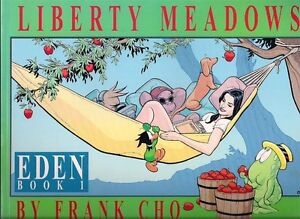 LIBERTY MEADOWS VOL 1 EDEN IMAGE WIDE SOFTCVR GN TPB FRANK CHO COMIC STRIPS NEW