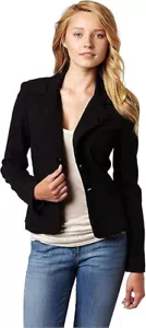 BCX Juniors Long Sleeve Button Welt Jacket Black, Sz S - Picture 1 of 3