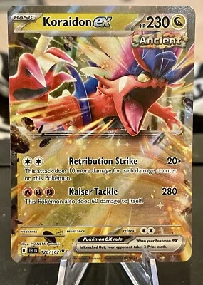 Koraidon ex 120/162 Sv05: Temporal Forces Holo - Image 1 of 2