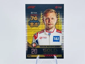 2022 Topps Turbo Attax F1 Kevin Magnussen GOLD LE12G Formula 1 - Picture 1 of 6