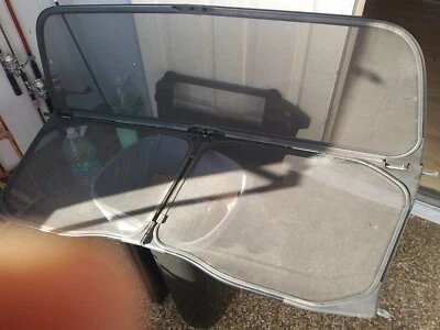 Mini Cooper R52 2005-2008 convertible deflector de viento más soporte original Foto 1 de 4