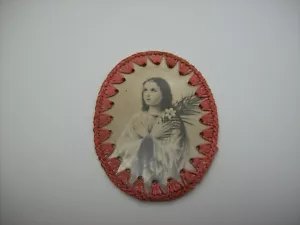 Raro panno reliquia vintage SANTA MARIA GORETTI, x - Foto 1 di 6