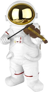 BRUBAKER Figurine Astronaut Violinist - 7.9 Inch Spaceman - Picture 1 of 22