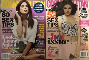 COSMOPOLITAN Magazine - Lot Of 2 - ASHLEY GREENE - Foto 1 di 3