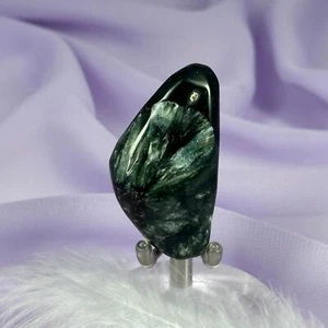 Piedra de caída de cristal de serafinita grado A grande 25g SN56188 - Imagen 1 de 4