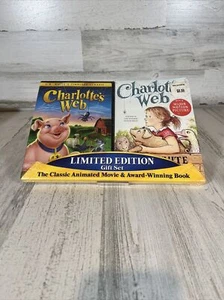 Charlottes Web (DVD/Buch Geschenkset) limitierte Auflage Geschenkset. Brandneu - Bild 1 von 6