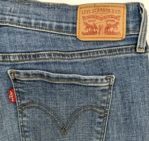 Levis 505 Straight Jeans Damen 31x32 Maße 30x27 Blau Stretch Denim Red Tab - Bild 1 von 11