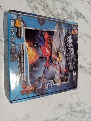 New BLOCK TECH Helicopter Explosive Rescue Building Block Set 211 pcs Ages 6-12  - Image 1 of 4