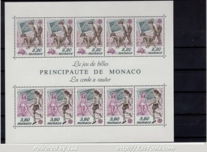 MONACO BLOC ET FEUILLET N° 46 NEUF ** SANS CHARNIERE - Picture 1 of 2