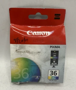 OEM Genuine Canon PIXMA 36 Color Ink Tank Cartridge CLI-36 Color SEALED NEW - Picture 1 of 4