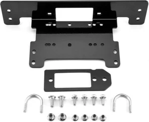 Winch Mounting Plate Bracket Kit Compatible with 2017-2023 Kawasaki Mule SX - Picture 1 of 9
