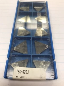 10 pcs. TEG423J VC2 VALENITE INSERT (loc stk) - Picture 1 of 3