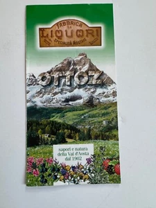 Map Brochure Fabbrica da Liquori Ottoz - Val d'Aosta Specialties  - Picture 1 of 2