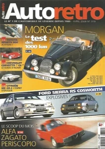 AUTO RETRO N°319 MORGAN / TOYOTA SPORT 800 / CHEVROLET CORVETTE / FORD COSWORTH - Picture 1 of 2