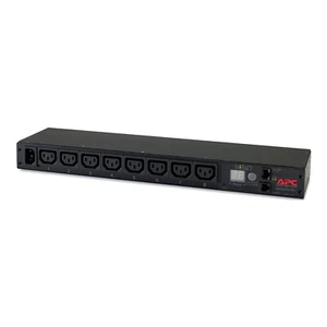 APC AP7820B Rack PDU Metered 1U 12A/208V 10A/230V (8) C13 – Horizontal Mount - Picture 1 of 2