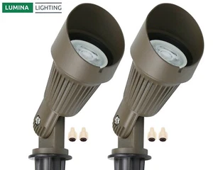 5W Outdoor Spotlights (2-Pack) 12V Low Voltage Spotlights - Landscape Spotlights - Picture 1 of 11