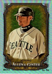 2024 TOPPS ALLEN & GINTER #174 ICHIRO MARINIERS FOIL CARD - Bild 1 von 2