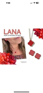 Parklane Jewelry Lana Red Earrings And Necklace New Sealed  - Picture 1 of 2