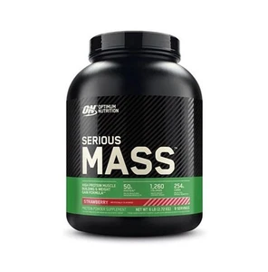 Optimum Nutrition Serious Mass Weight Gainer Protein Powder - Strawberry - 6Lb - Picture 1 of 1