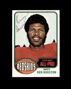 Ken Houston Signed Original 1976 Topps Washington Autograph - Picture 1 of 2