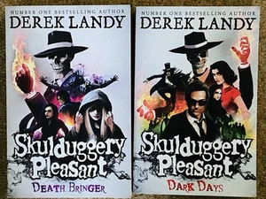 Skulduggery angenehmer Todesbringer & dunkle Tage Derek Landy kostenloser Versand - Bild 1 von 4