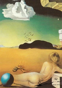 Postal - Salvador Dalí: Decoración de pared para Helena Rubinstein - Imagen 1 de 1