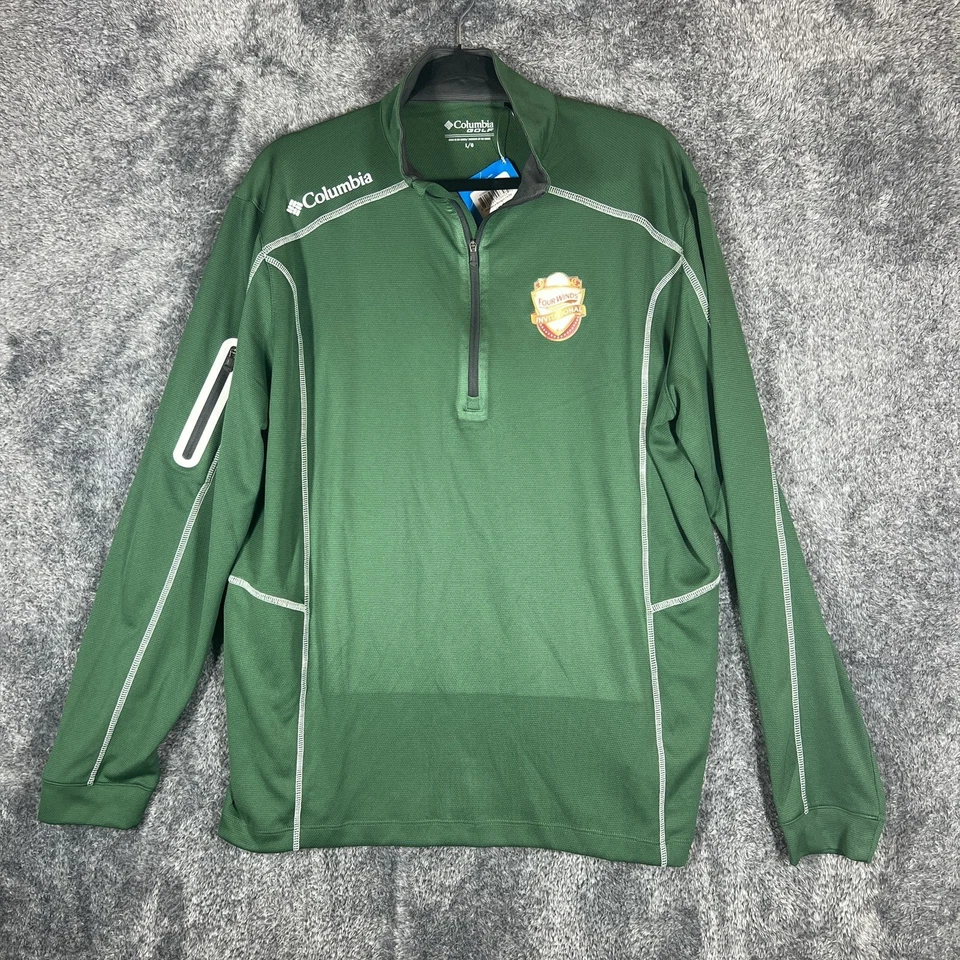 Camisa Pullover Four Winds Invitational Para Hombres Grande Golf Cuarto Cremallera Columbia Foto 1 de 4
