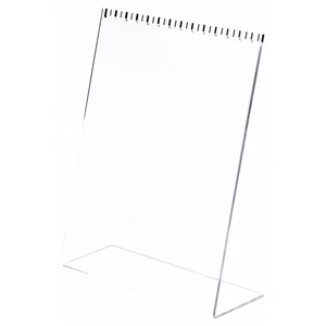 Plymor Clear Acrylic Necklace Display Stand With Hooks, 10.625"W x 4"D x 13.5"H - Picture 1 of 2