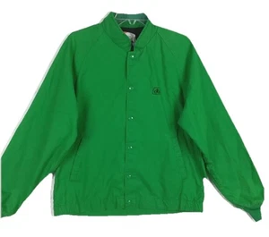 Vintage Pioneer Seed Jacke Herren L grün Knopfleiste Bomber 80er USA Swingster - Bild 1 von 4