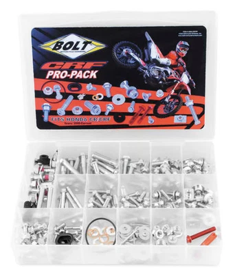 Bolt MC Hardware CRF/RX Pro-Pack motocicleta moto cross 2008-CRFPP 2401-0587 Foto 1 de 4