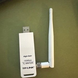 TP-Link TL-WN722N Version V1.10 High Gain Wireless USB Adapter - Bild 1 von 2