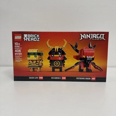 LEGO BRICKHEADZ: Ninjago 10 (40490) - Nuevo Precintado Retirado Foto 1 de 4