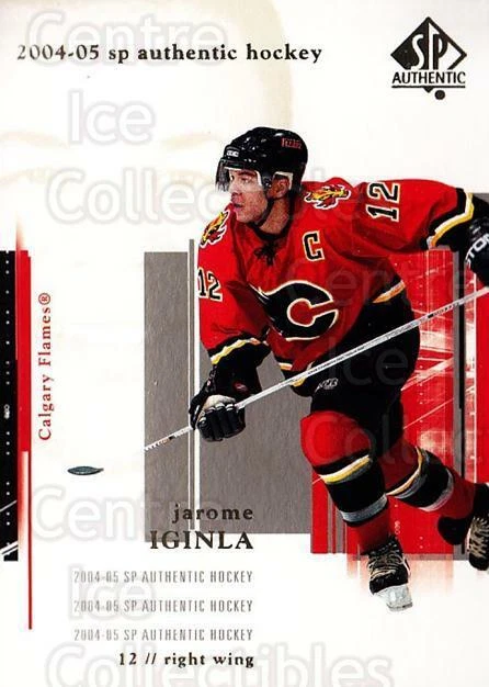 2004-05 SP Authentic #14 Jarome Iginla - Image 1 of 1