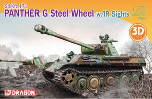 Panther G Steel Wheel With Ir Sights Tank 1:72 Plastic Model Kit Dragon Models - Picture 1 of 2