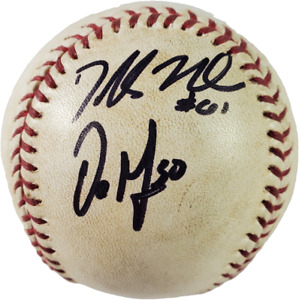 Dallas Braden / Huston Street / Dan Meyer / Abe Alvarez Autographed OML Baseball