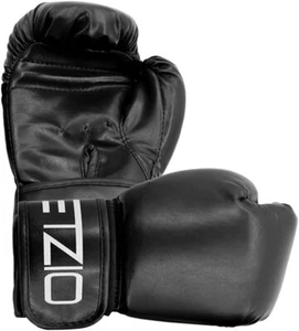 Kids Boxing Gloves Boys & Girls Training Kickboxing Muay Thai MMA Sparring BLACK - Picture 1 of 8